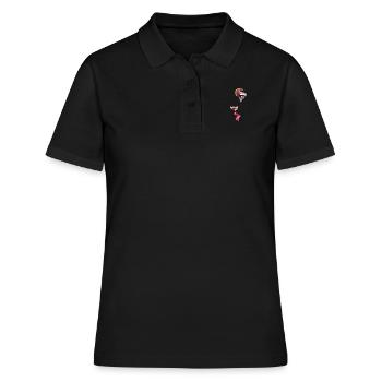 fashion girl - Polo Femme - noir - Devant - Ailine (174cm)