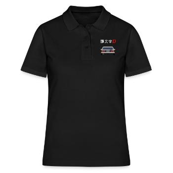 Initial D - Trueno - Polo Femme - noir - Devant - Ailine (174cm)