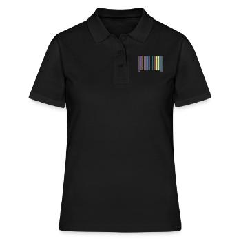 Barcode - Frauen Polo Shirt - Schwarz - Vorne - Ailine (174cm)