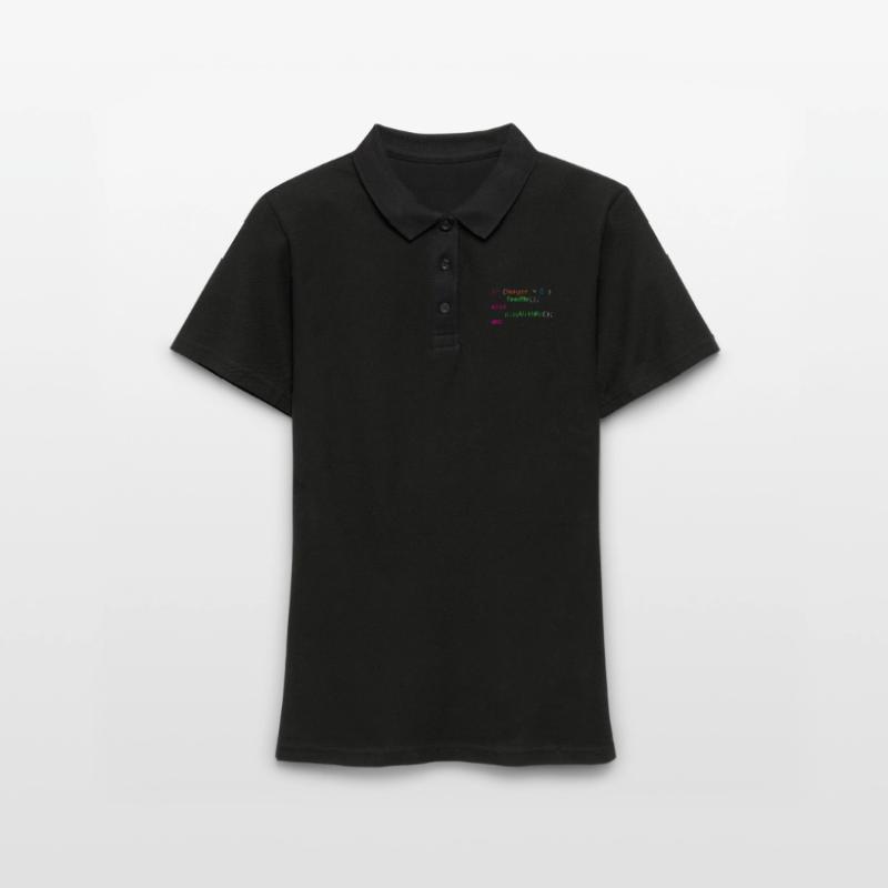 Programmierer Quellcode Hunger oder Spielen Frauen Polo Shirt