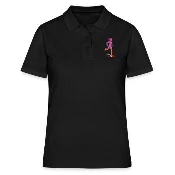 cross-country féminin de - Polo Femme - noir - Devant - Ailine (174cm)