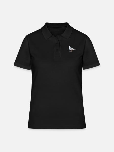 mouette - Polo Femme - noir