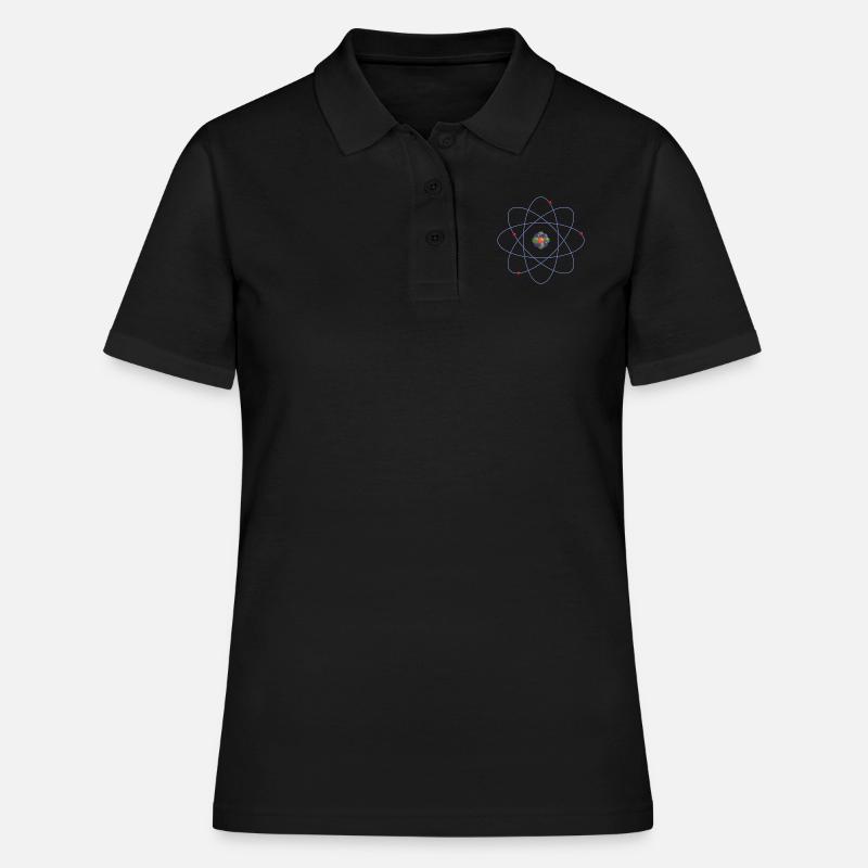 atom - Women's Polo Shirt - black