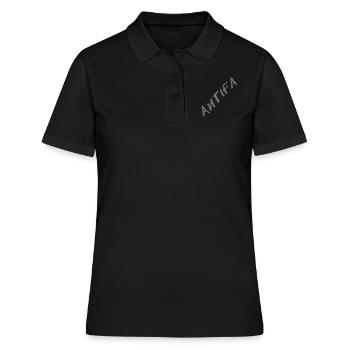 Antifa - Polo Femme - noir - Devant - Ailine (174cm)
