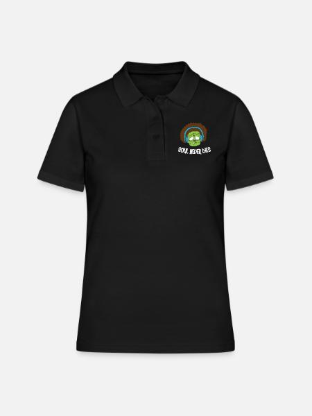 L'âme ne meurt jamais - Polo Femme - noir