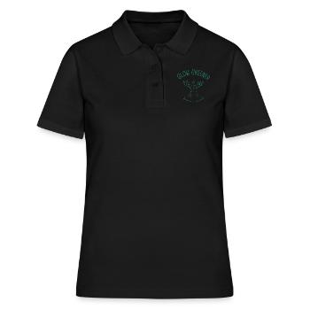 Glow Greener - Frauen Polo Shirt - Schwarz - Vorne - Ailine (174cm)