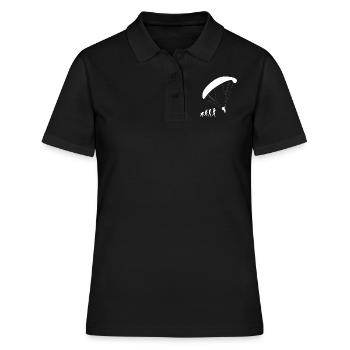 Parapente Evolution Parapente voler cadeau - Polo Femme - noir - Devant - Ailine (174cm)