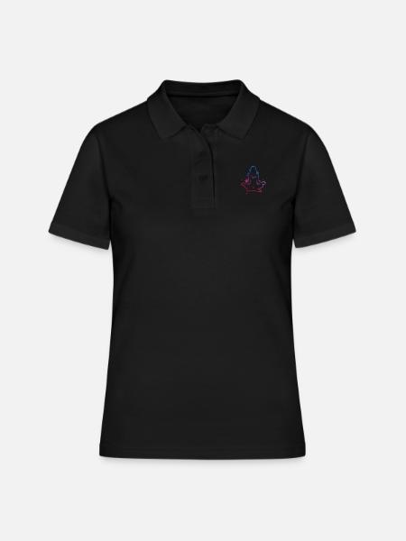 Yoga - Polo Femme - noir