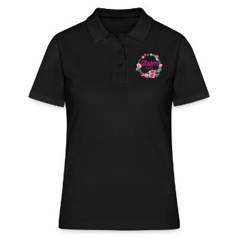Atsem en or - Polo Femme - noir - Devant - Ailine (174cm)