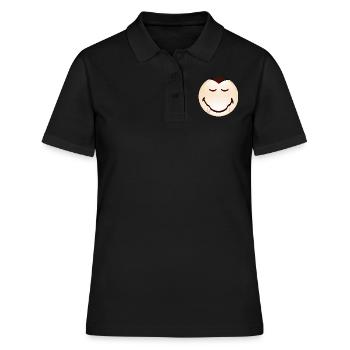 Smiley Halloween Dracula - Polo Femme - noir - Devant - Ailine (174cm)
