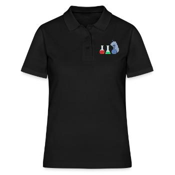 Chemistry reaction overreacting gift - Women's Polo Shirt - black - Front - Ailine (174cm)