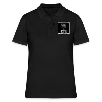 J'aime mon tracteur - Polo Femme - noir - Devant - Ailine (174cm)