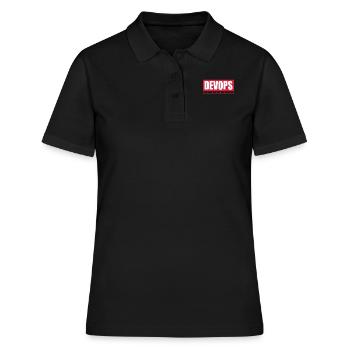 Devops merveilleux - Polo Femme - noir - Devant - Ailine (174cm)
