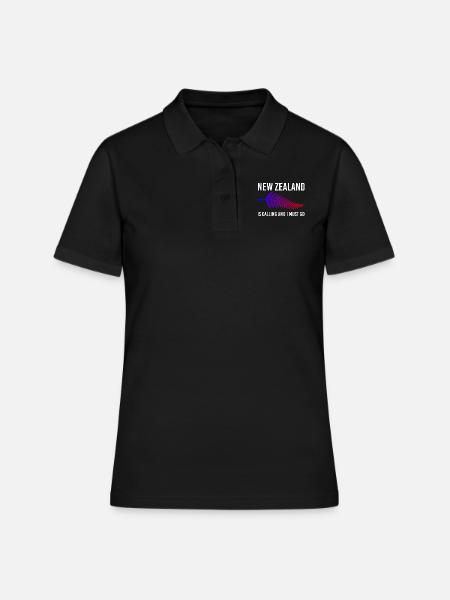 La Nouvelle-Zélande appelle et je dois y aller - Polo Femme - noir
