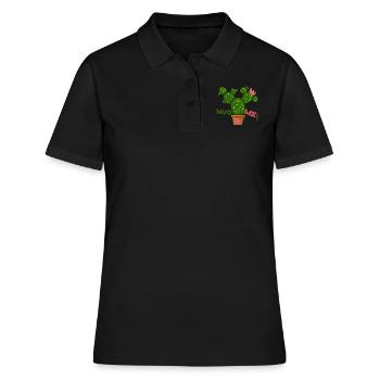 Hug me - Polo Femme - noir - Devant - Ailine (174cm)