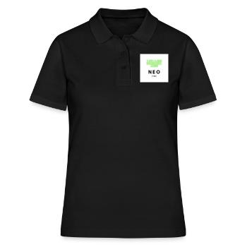 NEO Matrix Edition - Frauen Polo Shirt - Schwarz - Vorne - Ailine (174cm)