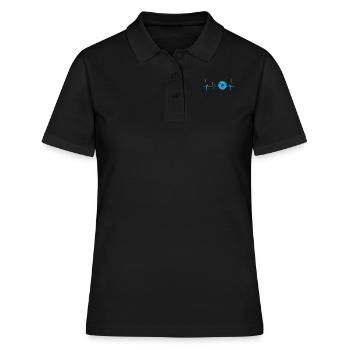 Heartbeat Artisan Carpenter Carpenter Wood Construction - Women's Polo Shirt - black - Front - Ailine (174cm)
