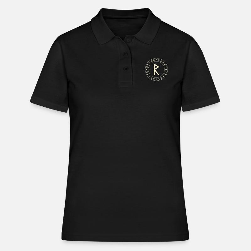 Raido Rune - Women's Polo Shirt - black