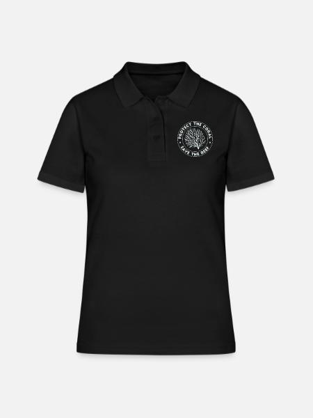 Protéger le corail Cadeau Save the Reef - Polo Femme - noir