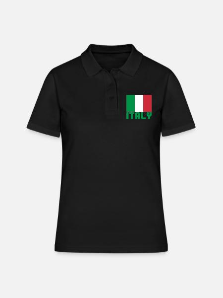 Italie - Polo Femme - noir
