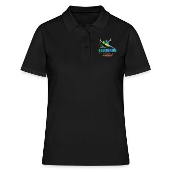 Bloc - Polo Femme - noir - Devant - Ailine (174cm)