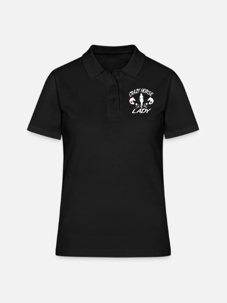 Cheval - Polo Femme - noir