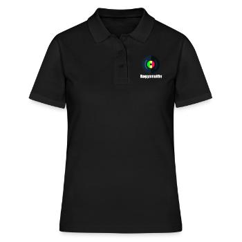 Raggamuffin - Frauen Polo Shirt - Schwarz - Vorne - Ailine (174cm)