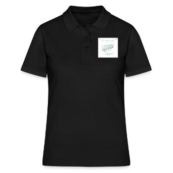 Happy Hanukkah - Frauen Polo Shirt - Schwarz - Vorne - Ailine (174cm)