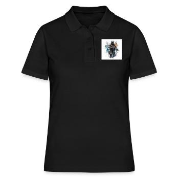 COD jeu art shooter - Polo Femme - noir - Devant - Ailine (174cm)