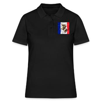 À la gloire de Napoléon - Polo Femme - noir - Devant - Ailine (174cm)