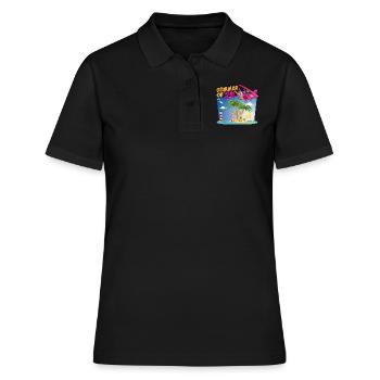 L’été coloré de 2024 - Polo Femme - noir - Devant - Ailine (174cm)