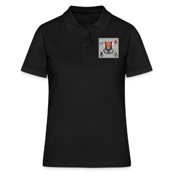 Hunter - Frauen Polo Shirt - Schwarz - Vorne - Ailine (174cm)
