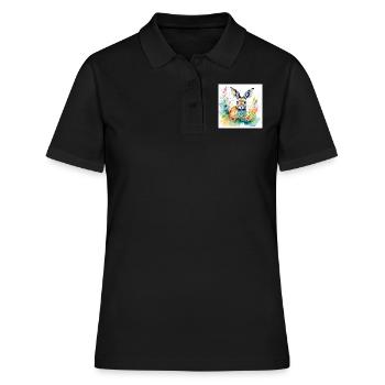 Bunny coloured - Women's Polo Shirt - black - Front - Ailine (174cm)