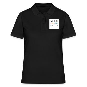 Schmutzige Hunde - Frauen Polo Shirt - Schwarz - Vorne - Ailine (174cm)