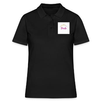 Pride - Frauen Polo Shirt - Schwarz - Vorne - Ailine (174cm)