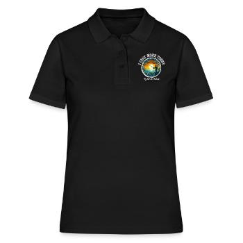 Better fishing than working - Women's Polo Shirt - black - Front - Ailine (174cm)