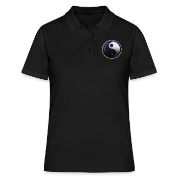 Ying Yang spirit - Polo Femme - noir - Devant - Ailine (174cm)