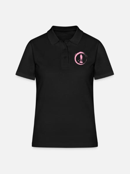 Stand Up Paddle - Polo Femme - noir