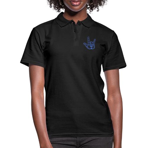 Sketchhand ILY - Frauen Polo Shirt