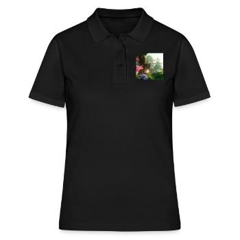 Forêt magique - Polo Femme - noir - Devant - Ailine (174cm)