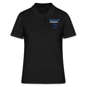 Chargement musculaire - Polo Femme - noir - Devant - Ailine (174cm)