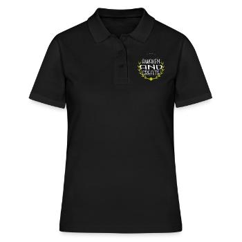 Idées novatrices Geek L’innovation dans les affaires - Polo Femme - noir - Devant - Ailine (174cm)