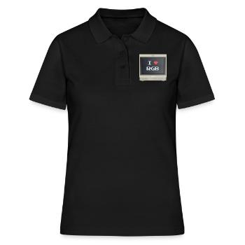 PVM Lover - RGB-Lüfter - Frauen Polo Shirt - Schwarz - Vorne - Ailine (174cm)