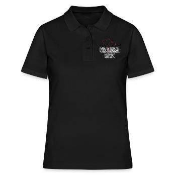 Je t’aime - Polo Femme - noir - Devant - Ailine (174cm)