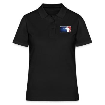 Pétanque Boule Boccia Petanca Major League Style - Polo Femme - noir - Devant - Ailine (174cm)