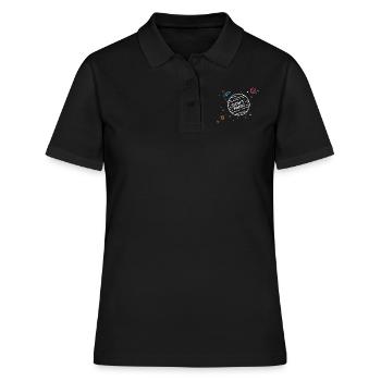 Don't Panic - Frauen Polo Shirt - Schwarz - Vorne - Ailine (174cm)