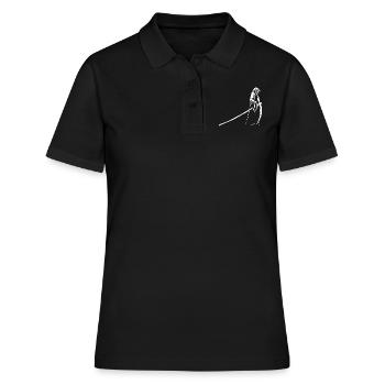 La Faucheuse - Polo Femme - noir - Devant - Ailine (174cm)