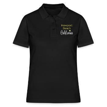 Newport Beach California - Polo Femme - noir - Devant - Ailine (174cm)