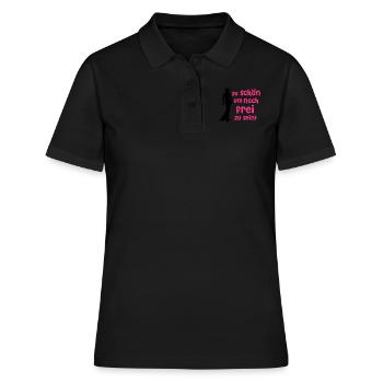 Pour être encore JGA trop beau libre - Polo Femme - noir - Devant - Ailine (174cm)