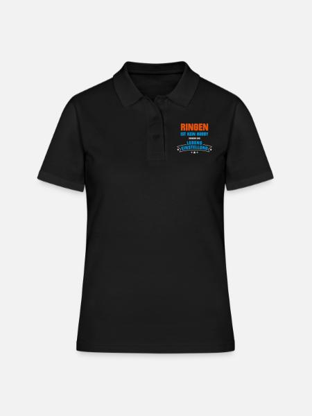 Ringen Sportart - Frauen Polo Shirt - Schwarz